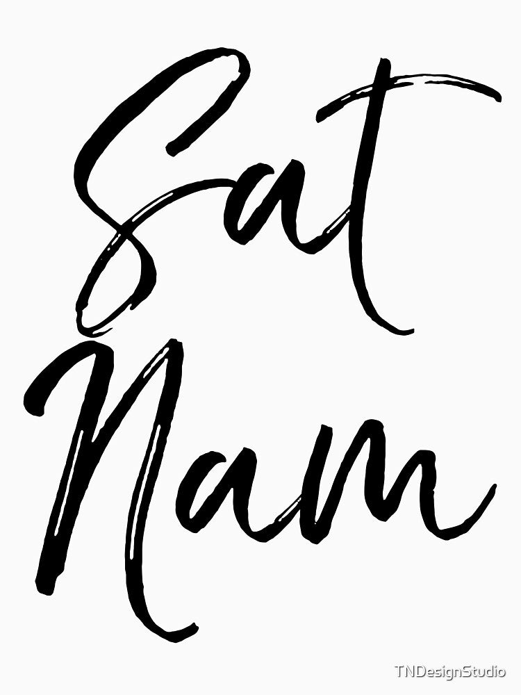 Sat Nam Cute Yoga Quote by TNDesignStudio T-Shirts, Hoodie, Sweatshirt | BlankRebels.com (Image 3)