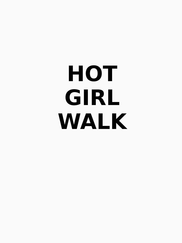 Hot Girl Walk Shirt – Viral TikTok Trend Aesthetic Girl Energy Tee by SebWik Hoodie, Sweatshirt | BlankRebels.com (Image 3)