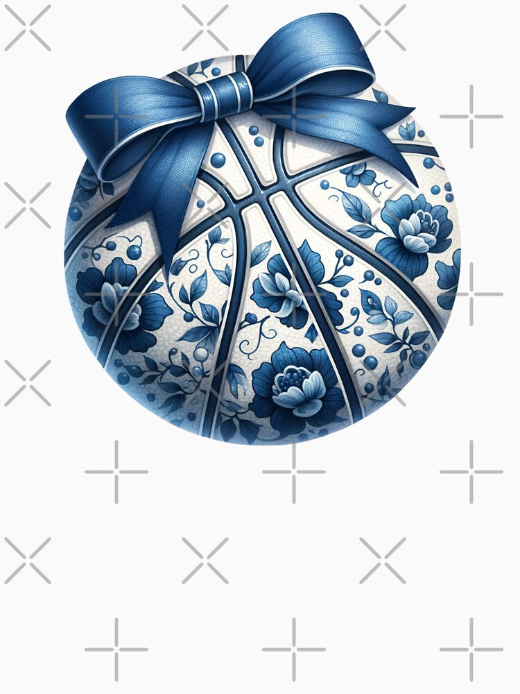 Cute Basketball Floral Chinoiserie Basketball Mom Women Girls by FunToTheFullest T-Shirts, Hoodie, Sweatshirt (Image 3)