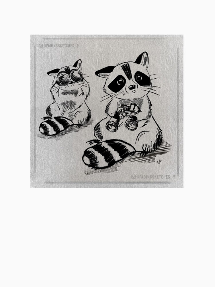Spy Raccoons by Fadingsketches5 T-Shirts, Hoodie, Sweatshirt | BlankRebels.com (Image 2)