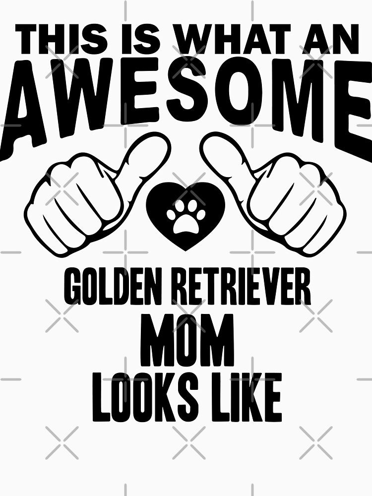 funny Golden Retriever dog mom idea, for Golden Retriever moms,lovers by JakubkoJunak T-Shirts, Hoodie, Sweatshirt (Image 3)