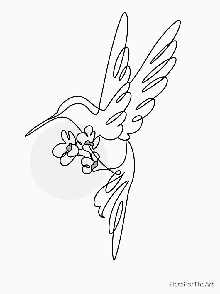 Minimal Art Bird Flowers T-Shirts, Hoodie, Sweatshirt
