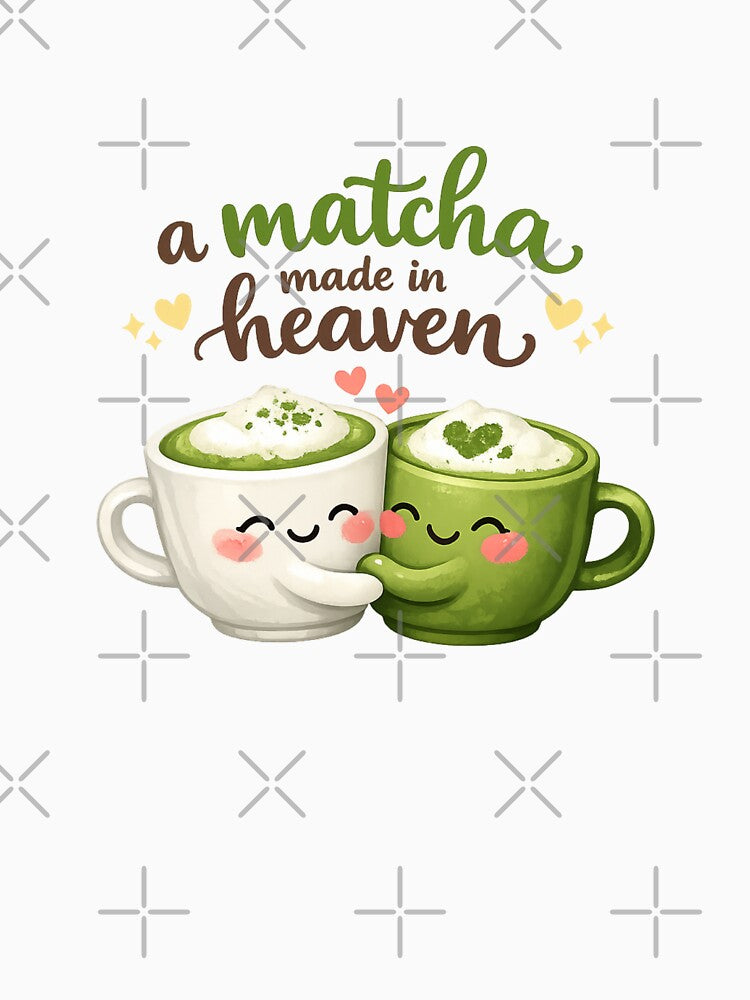 Copy of A Matcha Made in Heaven Cute Funny Pun by Ricaso T-Shirts, Hoodie, Sweatshirt | BlankRebels.com (Image 3)
