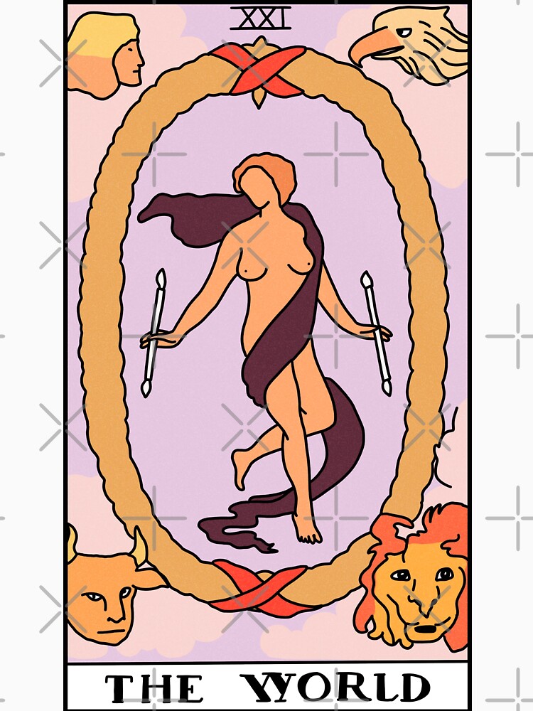 The World Tarot Card by RubyGoesBananas T-Shirts, Hoodie, Sweatshirt | BlankRebels.com (Image 3)