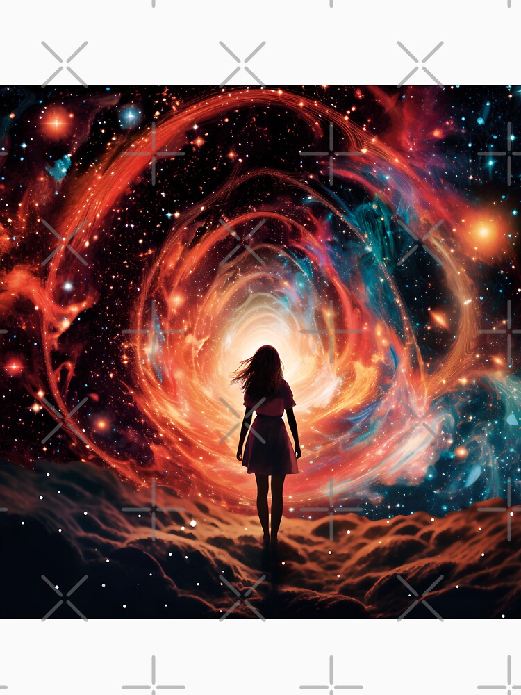 Space Girl galaxy by PrintyArts T-Shirts, Hoodie, Sweatshirt | BlankRebels.com (Image 3)