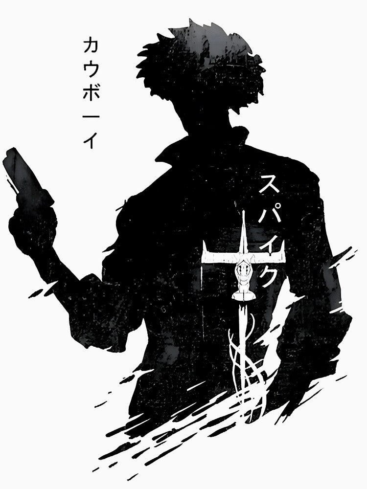 Spike Cowboy Anime by Mundotakus T-Shirts, Hoodie, Sweatshirt | BlankRebels.com (Image 3)