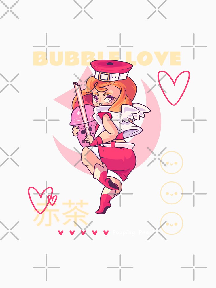 Bubble Love Cute Chibi Design by Winter--Flowers T-Shirts, Hoodie, Sweatshirt | BlankRebels.com (Image 3)