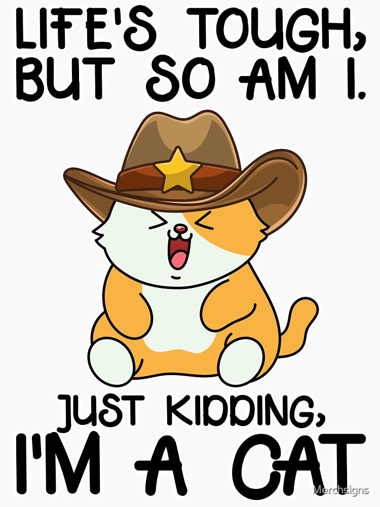 Tough Cat Cowboy Quote by Design_for_merch T-Shirts, Hoodie, Sweatshirt | BlankRebels.com (Image 3)