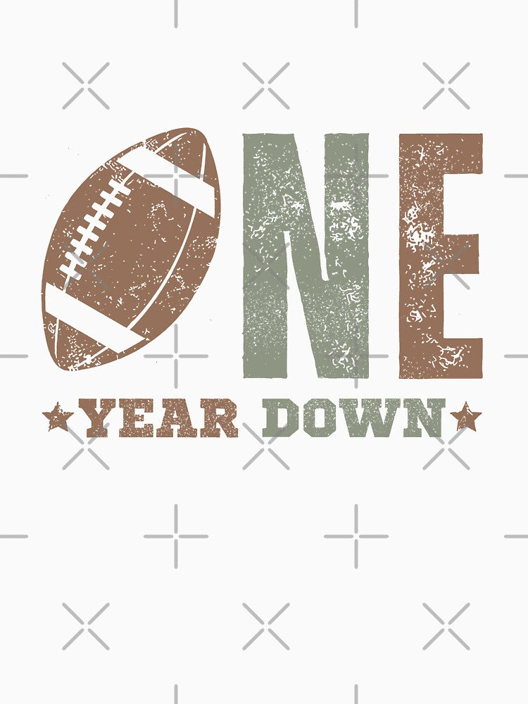 Football One Year Down Birthday Design by JoelFox165 T-Shirts, Hoodie, Sweatshirt | BlankRebels.com (Image 3)
