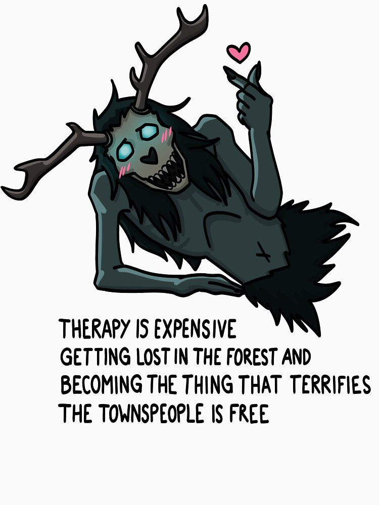 Therapy wendigo by Tamgelika T-Shirts, Hoodie, Sweatshirt | BlankRebels.com (Image 3)