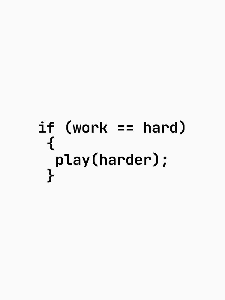 work hard play harder by luizarusu T-Shirts, Hoodie, Sweatshirt | BlankRebels.com (Image 3)