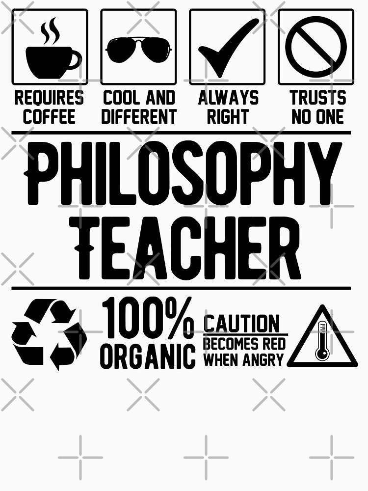 Philosophy Teacher by Graficof T-Shirts, Hoodie, Sweatshirt | BlankRebels.com (Image 3)
