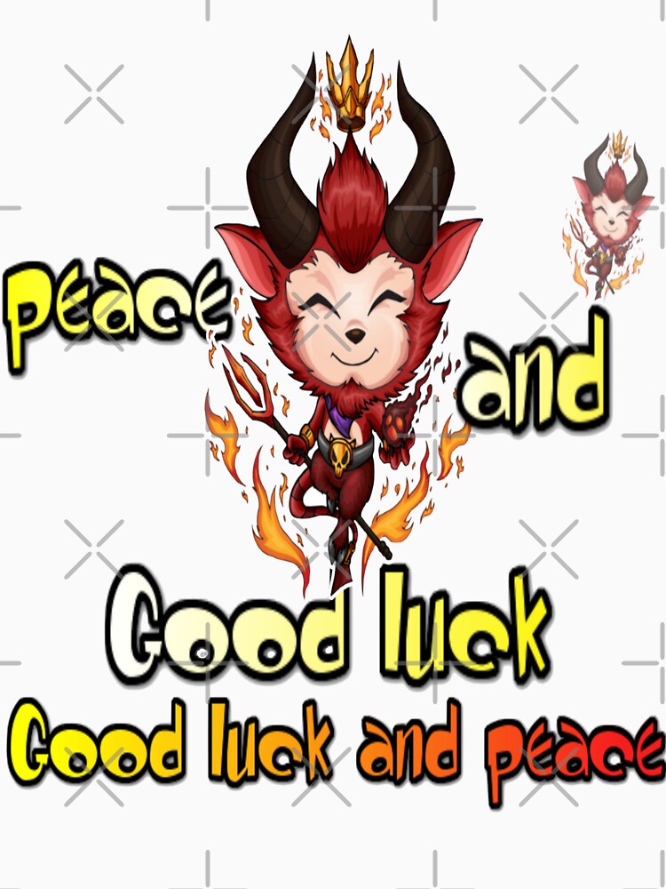 Good luck and peace by atomsama T-Shirts, Hoodie, Sweatshirt | BlankRebels.com (Image 3)