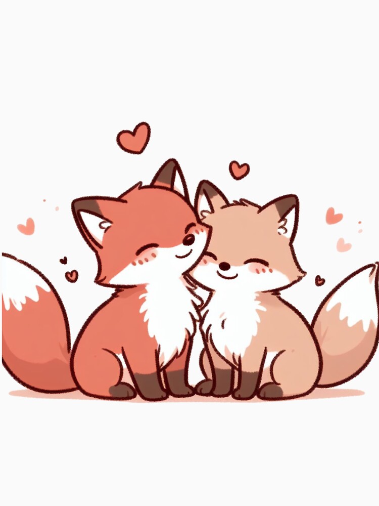Fox Couple Valentine's Day by LemuellTrends T-Shirts, Hoodie, Sweatshirt | BlankRebels.com (Image 3)