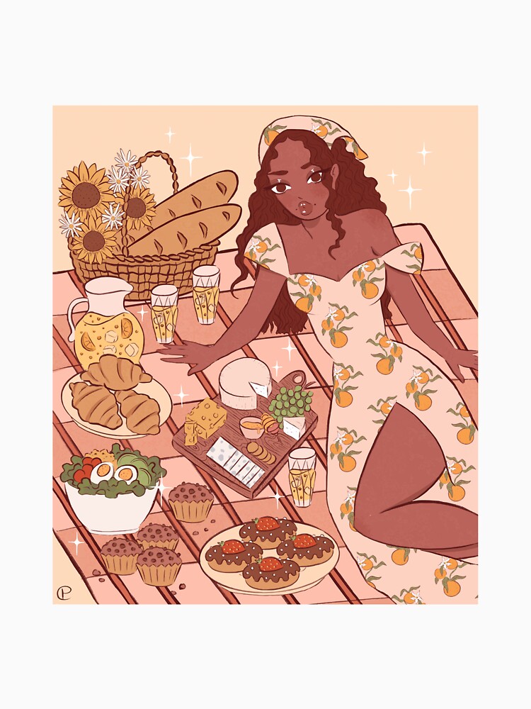 Sunny Picnic Girl by tulipicetea T-Shirts, Hoodie, Sweatshirt | BlankRebels.com (Image 3)