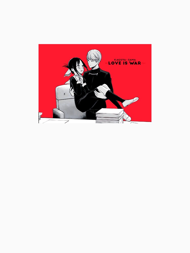 President and Kaguya Love Is War Anime Inspired Red T Shirt Hoodie by studiodotprints