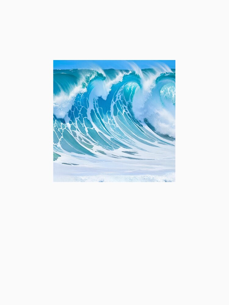 Power of the blue ocean waves by PixJaipal T-Shirts, Hoodie, Sweatshirt | BlankRebels.com (Image 3)