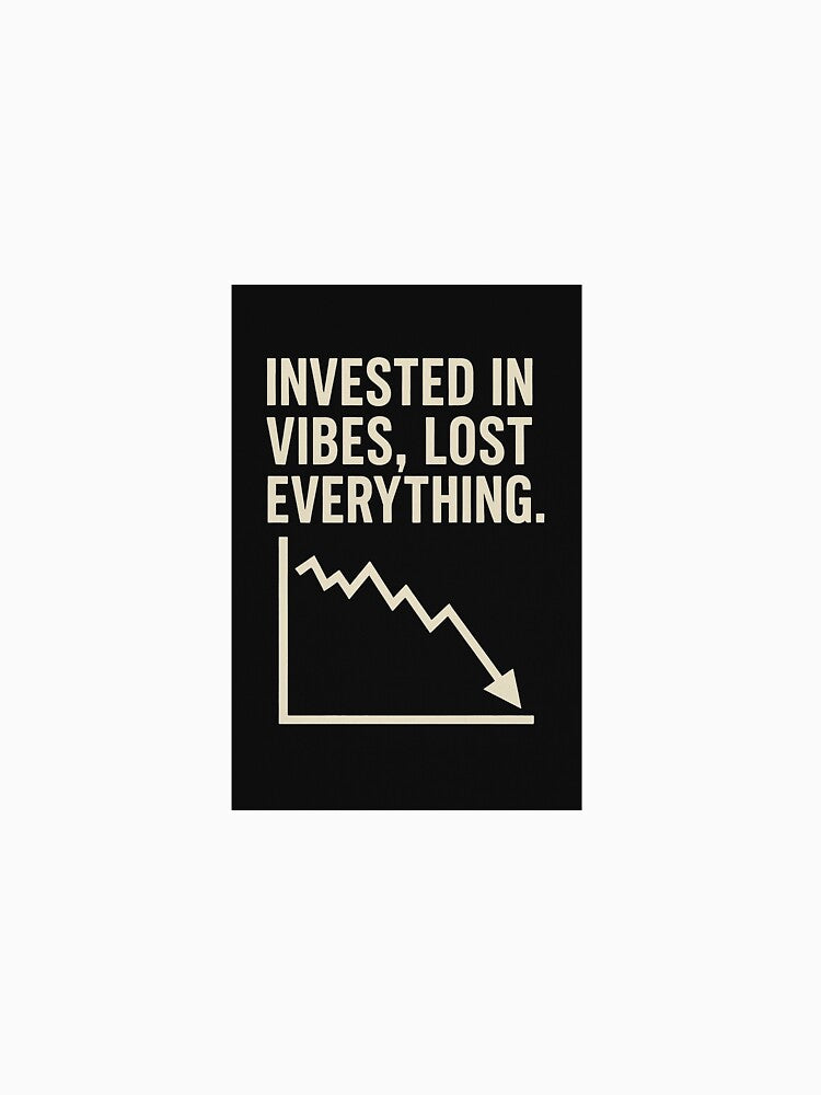 Invested in Vibes – Funny Stock Market Sarcastic Quote by 5thElementArt T-Shirts, Hoodie, Sweatshirt (Image 3)