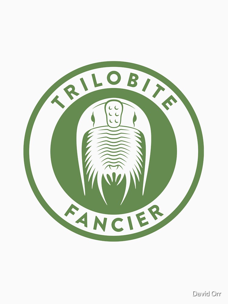 Trilobite Fancier (green on white) by David Orr