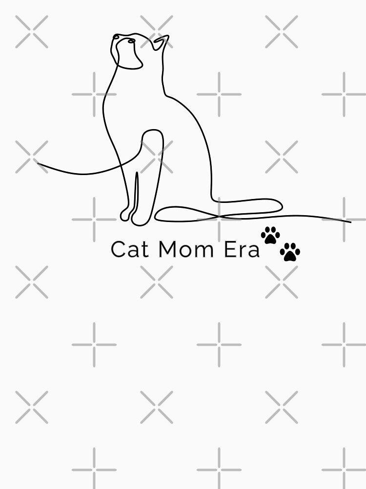 Cat Mom Era – Cute Minimalist Cat Lover Design by Roguetees5150 T-Shirts, Hoodie, Sweatshirt | BlankRebels.com (Image 3)