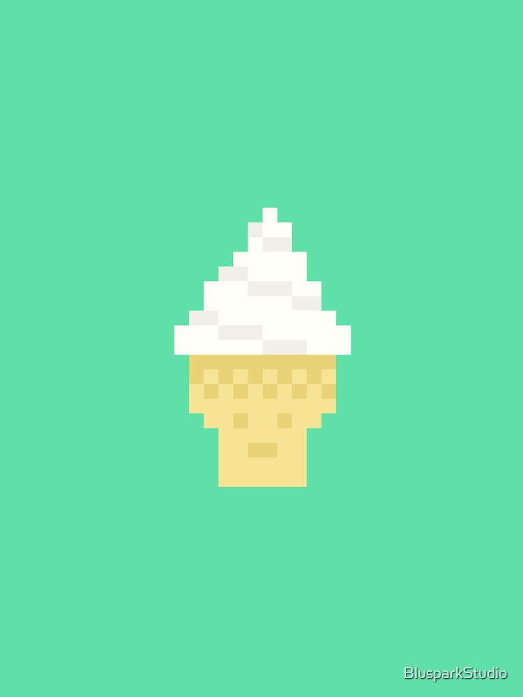 Cute Pixelios Ice cream - Vanilla by BlusparkStudio T-Shirts, Hoodie, Sweatshirt | BlankRebels.com (Image 3)