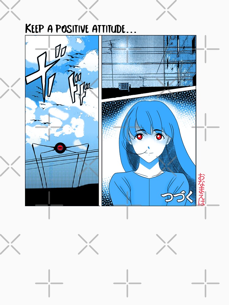 Manga Anime Classic Girl Positive Attitude by Zuuag T-Shirts, Hoodie, Sweatshirt | BlankRebels.com (Image 3)