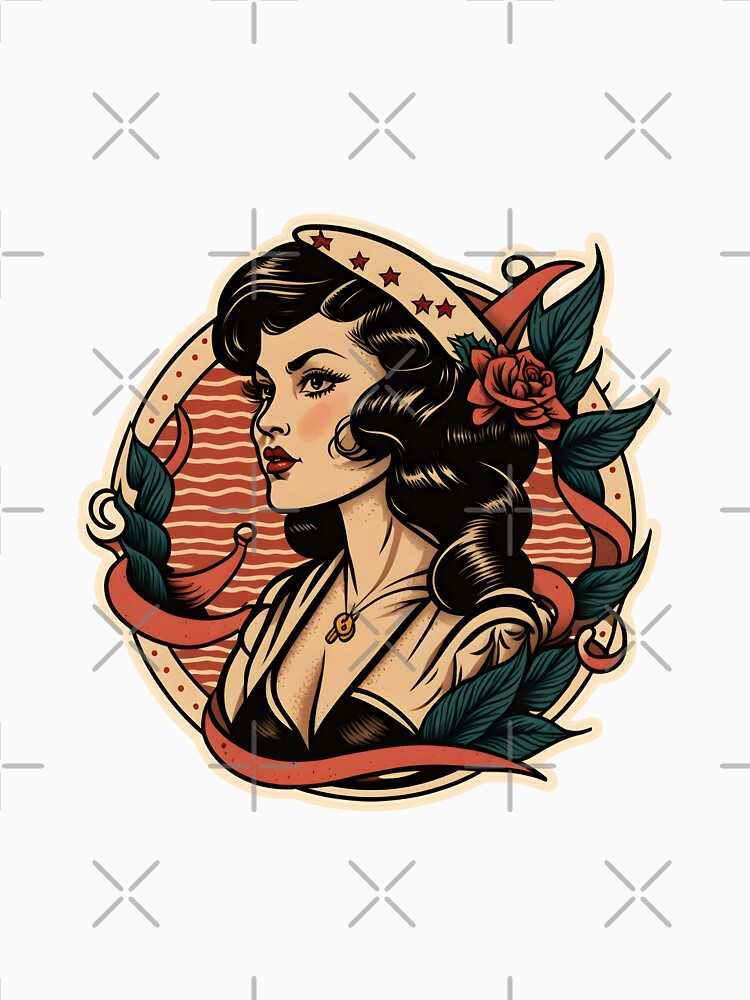 Traditional Sailor Woman by urban-warriors T-Shirts, Hoodie, Sweatshirt | BlankRebels.com (Image 3)