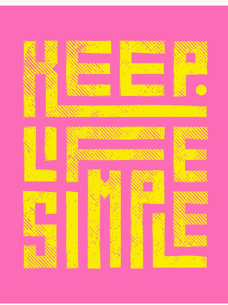 Keep it Simple by Arobuz T-Shirts, Hoodie, Sweatshirt | BlankRebels.com (Image 3)