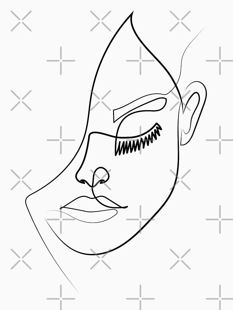 Floating in a Daydream | One Line Artist | Minimal Art | One Line Art | Minimalist by One-Line-Artist T-Shirts,... (Image 3)