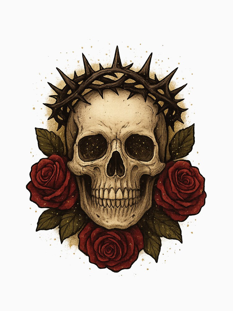 Thorn Crown Skull – Dark Sacred Aesthetic by SarahsSZN T-Shirts, Hoodie, Sweatshirt | BlankRebels.com (Image 3)