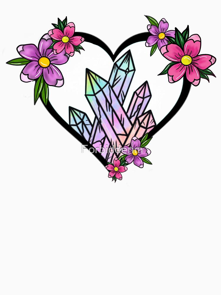 Crystal heart by Forbiddenm T-Shirts, Hoodie, Sweatshirt | BlankRebels.com (Image 3)