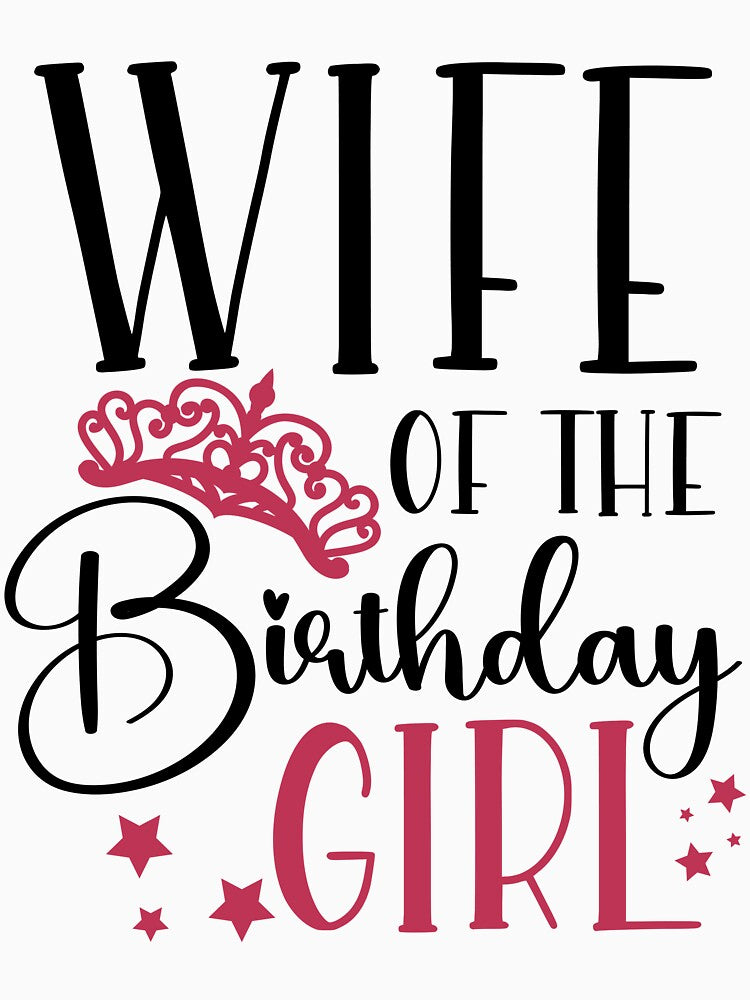 Family Matching Birthday Squad Wife of the Birthday Girl Birthday Squad Party Favors by mysticblvd T-Shirts,... (Image 3)