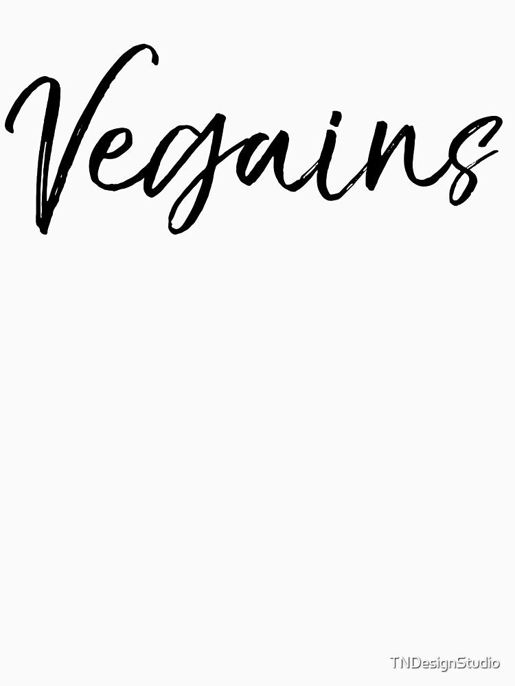 Vegains Vegan Gains Pun Funny Workout Quote by TNDesignStudio T-Shirts, Hoodie, Sweatshirt | BlankRebels.com (Image 3)