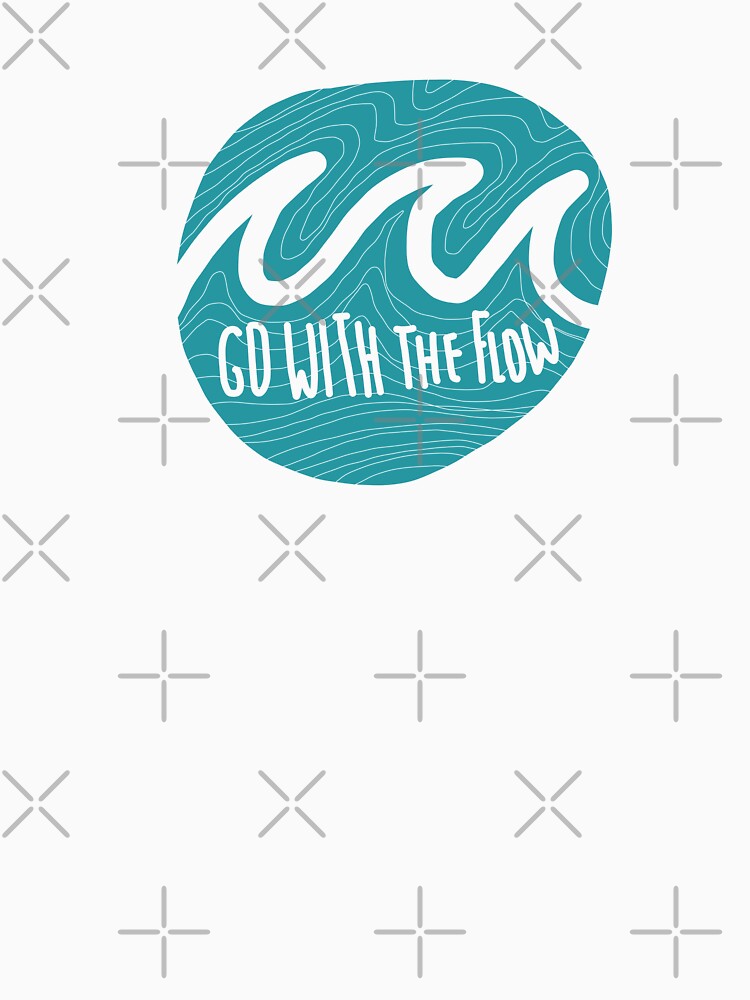 Go Flow Surfing Minimalist Quote T-Shirts, Hoodie, Sweatshirt
