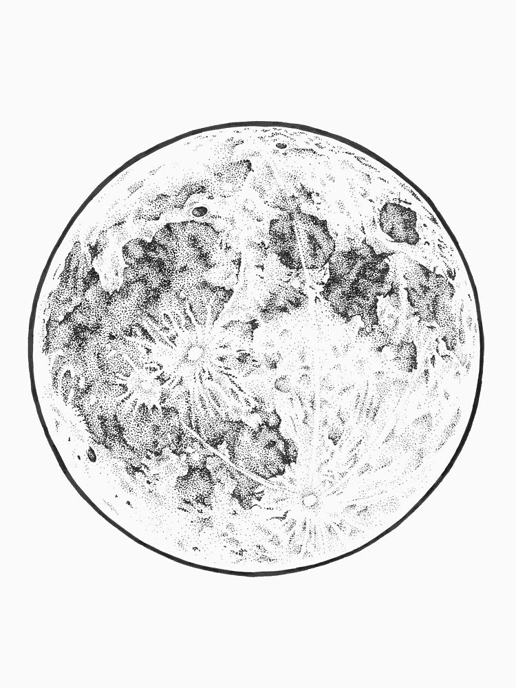 Full Moon by Elizabeth Weglein T-Shirts, Hoodie, Sweatshirt | BlankRebels.com (Image 3)