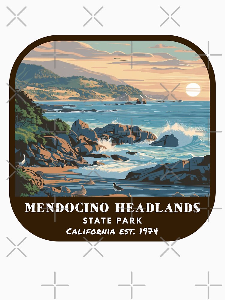 Vintage Mendocino Headlands State Park (California State Park) T-Shirts, Hoodie, Sweatshirt