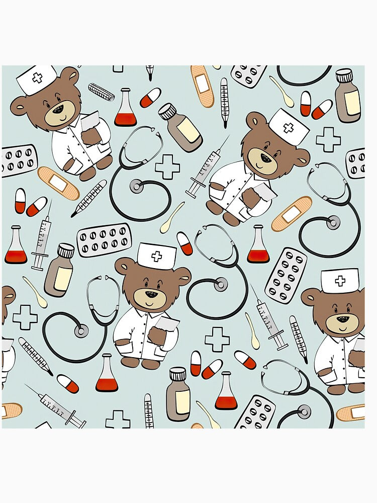 Cute Nurse Bear by HarrioBend T-Shirts, Hoodie, Sweatshirt | BlankRebels.com (Image 3)