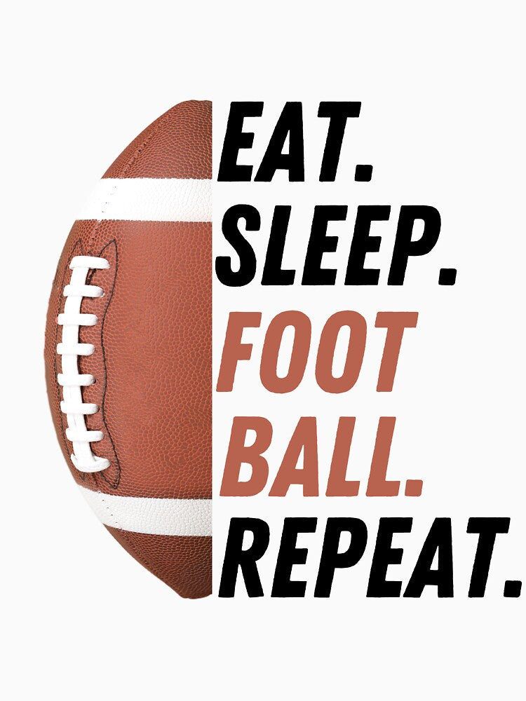 Eat Sleep Football Repeat,  Love Football Vintage Gift by Mustaph-Shop
