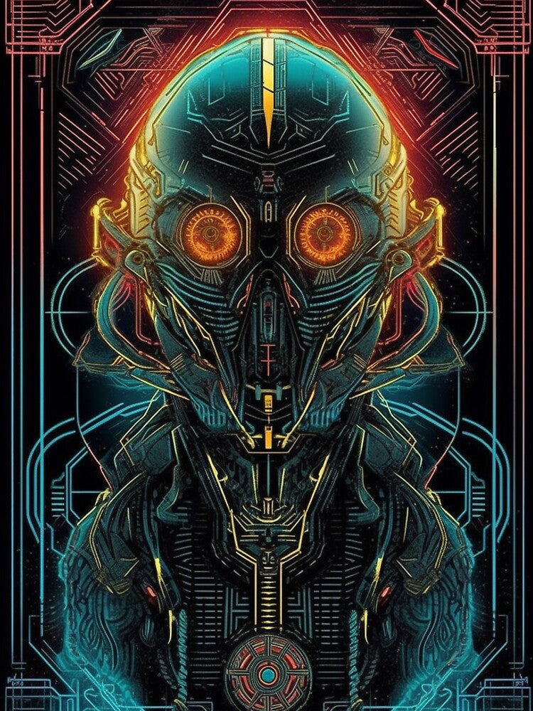 Cyberpunk Tarot #83 by nixlim T-Shirts, Hoodie, Sweatshirt | BlankRebels.com (Image 3)