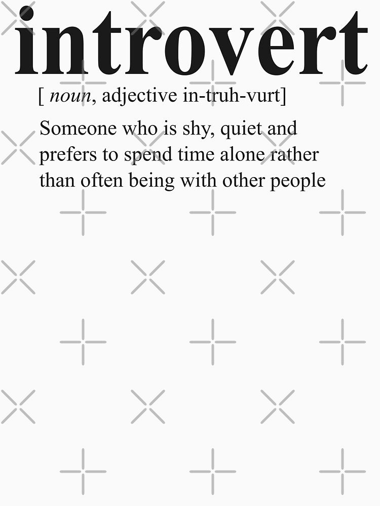 Funny introvert definition designs - for introvert people by GraphicDream T-Shirts, Hoodie, Sweatshirt (Image 3)