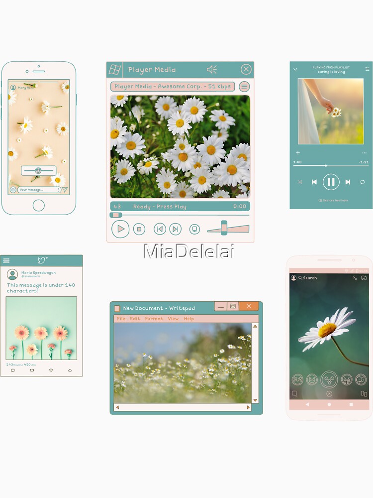Daisy Stickers Photography & Digital Art by MiaDelelai T-Shirts, Hoodie, Sweatshirt | BlankRebels.com (Image 3)