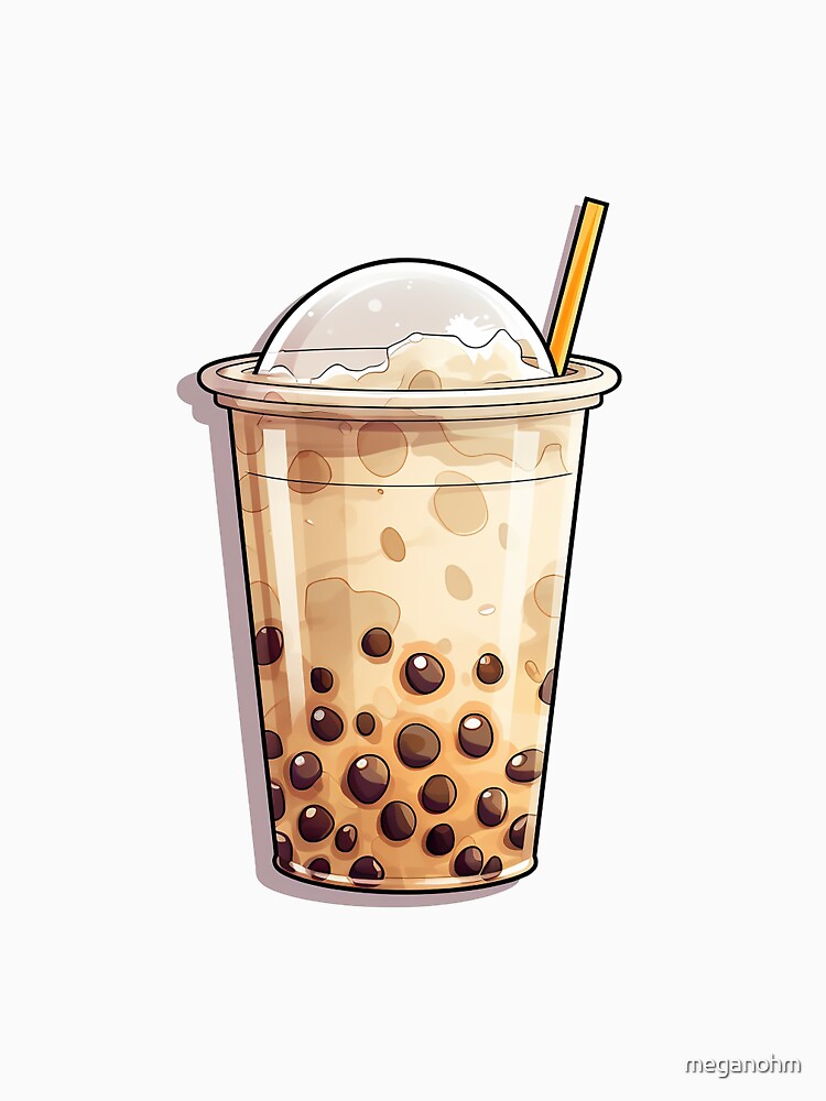 Caramel Bubble Tea by meganohm T-Shirts, Hoodie, Sweatshirt | BlankRebels.com (Image 3)