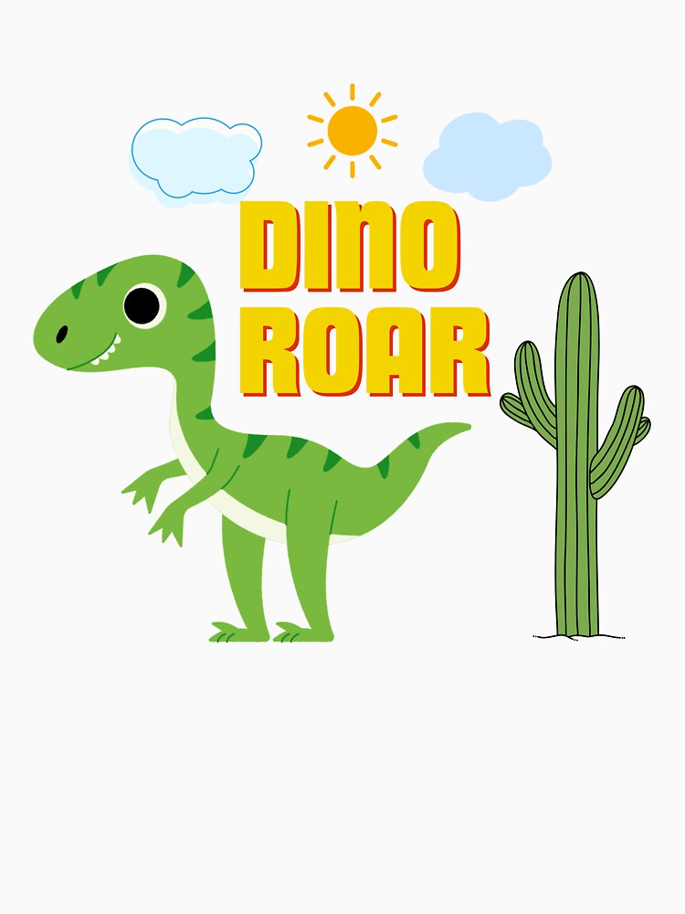 Carefree Dinosaur Walking – Fun and Joyful by j-2k T-Shirts, Hoodie, Sweatshirt | BlankRebels.com (Image 3)