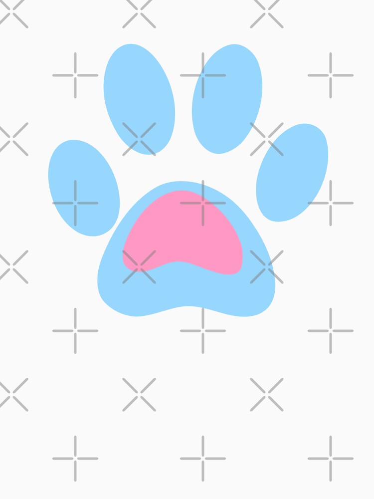 Kawaii Pastel Paw Print Aesthetic Animal Lover by risingrocket T-Shirts, Hoodie, Sweatshirt | BlankRebels.com (Image 3)