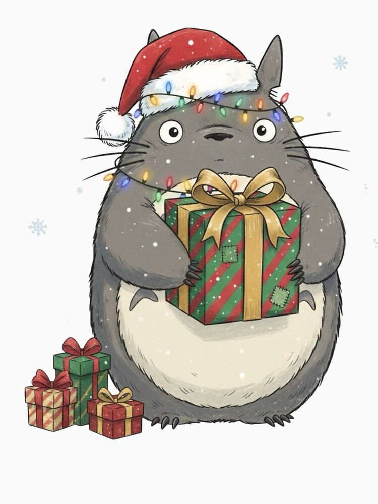 Totoro Christmas by brutaltragedies T-Shirts, Hoodie, Sweatshirt | BlankRebels.com (Image 3)
