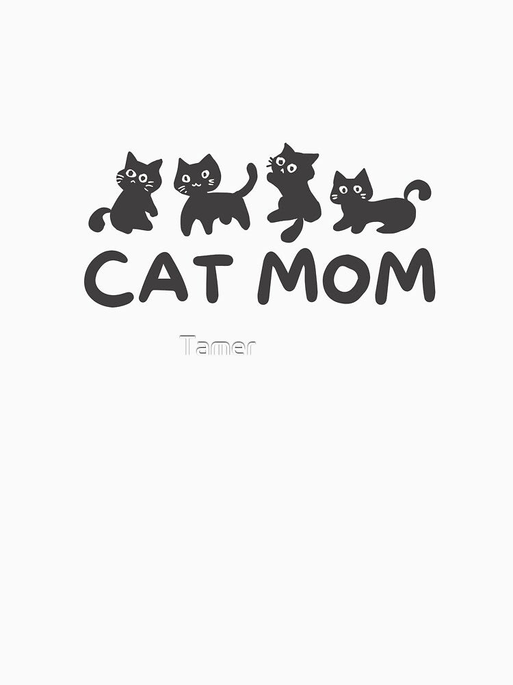 Cute Black Cat Mom Squad Aesthetic Minimalist by Tamer ⭐⭐⭐⭐⭐ T-Shirts, Hoodie, Sweatshirt | BlankRebels.com (Image 3)