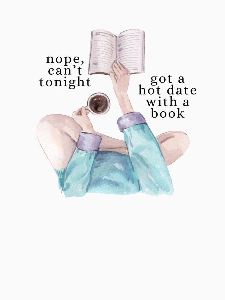 hot date with a book by ChloesInSpace T-Shirts, Hoodie, Sweatshirt | BlankRebels.com (Image 3)