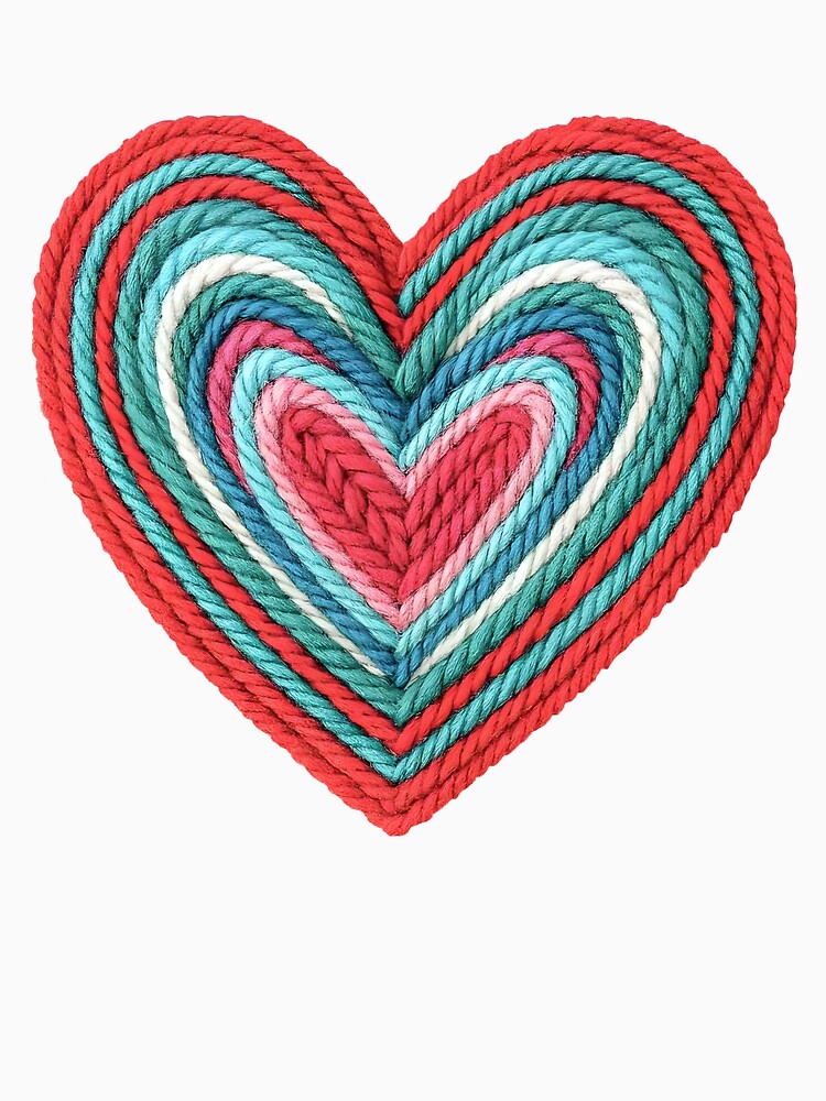 Valentine Heart Yarn by Milekhinromanro T-Shirts, Hoodie, Sweatshirt | BlankRebels.com (Image 3)