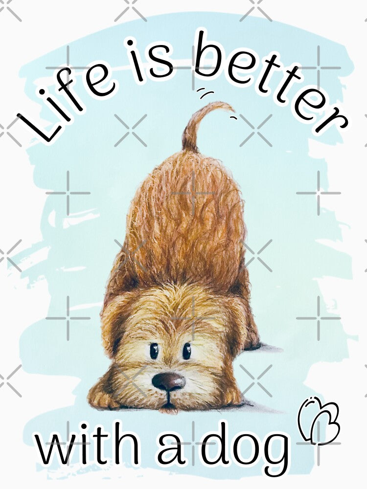 Life is better with a dog by NathBros T-Shirts, Hoodie, Sweatshirt | BlankRebels.com (Image 3)