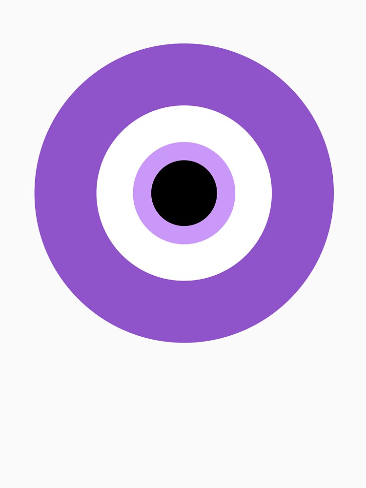 Violet Colored Evil Eye, Eye of Nazar by Russell Steadman T-Shirts, Hoodie, Sweatshirt | BlankRebels.com (Image 3)